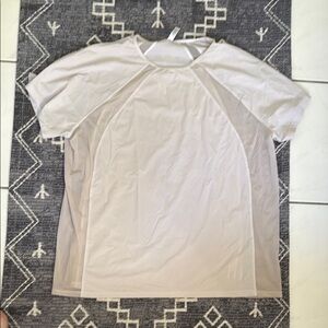 Athleta the Ultimate Hybrid Tee Light Pink Pastel